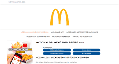 Desktop Screenshot of gutscheine-mcdonalds.com